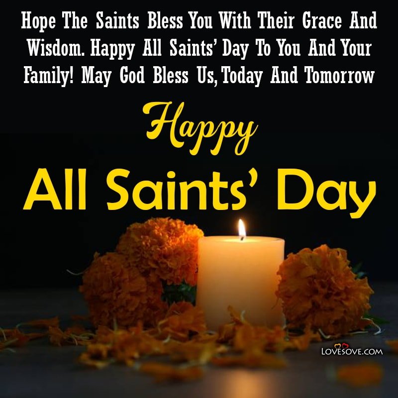 Happy All Saints Day Wishes, Quotes, Messages & Theme - SHAYARI WORLD